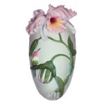 (image for) Orchid & Hummingbird Sculpted Wall Vase