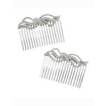 (image for) Wedding Bells Bridal Hair Combs Set of 2 by Spring Street