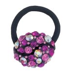 (image for) Pink Crystal Explosion Ponytail Holder by Spring Street Design