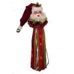 (image for) Santa Head Christmas Tassel Wine Cork