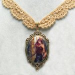 (image for) Renaissance Rose Fantasy Art Fairy Choker Necklace