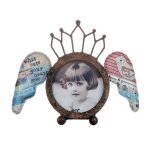 (image for) Wings & Crown Round Footed Photo Frame