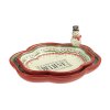 (image for) Snowman Nested Christmas Serving Plates Set of 2