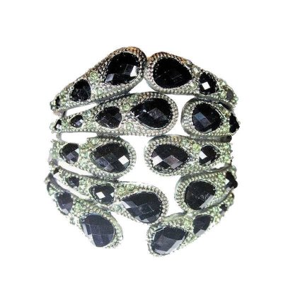 (image for) Egyptian Black Crystal Goddess Bracelet by I Love Bracelets