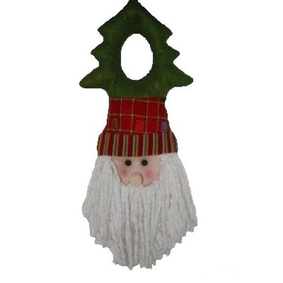 (image for) Santa Christmas Plush Door Knob Decor