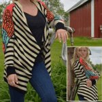 (image for) Angel Wings & Stripes Sweater
