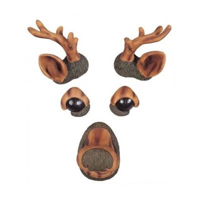 (image for) Deer Tree Face Garden Figurine