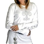 (image for) Fleur de Lis Rhinestone Shirt by Sabrina Barnett