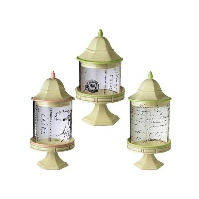 (image for) French Patisserie Glass Candy Jars Set of 3