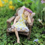(image for) Hattie Fairy Garden Figurine