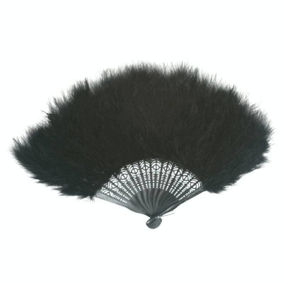 (image for) Seductive Maiden Single Color Marabou Feather Fan