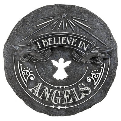 (image for) I Believe In Angels Garden Sign or Stepping Stone
