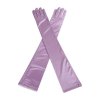 (image for) Lavender Satin Long Glamorous Formal Gloves