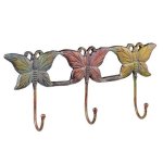 (image for) Butterfly Figurine Cast Iron Wall Hook
