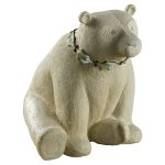 (image for) Holiday Enchantment Christmas Polar Bear Figurine