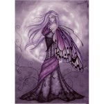 (image for) Silver Moon Fairy Mouse Pad by Jessica Galbreth
