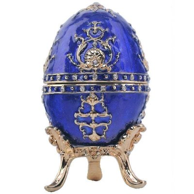 (image for) Royal Engagement Egg Figurine Musical Trinket Box