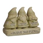 (image for) Have No Fun Gnome Garden Figurine