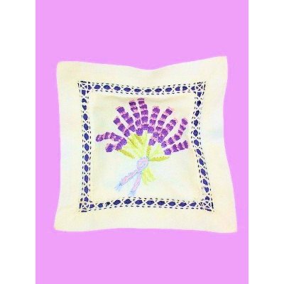 (image for) Lavender Bouquet Handmade Linen Sachet Pillow