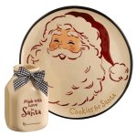 (image for) Santa Christmas Milk & Cookies Serving Set