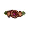 (image for) Satin Blooms Leather Flower Bracelet