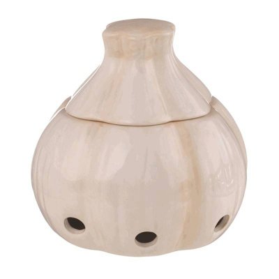 (image for) Ceramic Garlic Bulb Figurine Garlic Storage Jar