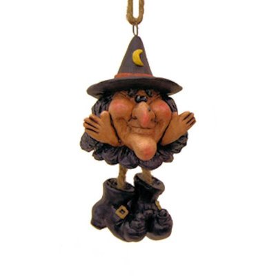 (image for) Witch Figurine Halloween Ornament by Bert Anderson