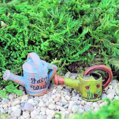 (image for) Water Can Figurine in 2 Styles for Fairy Garden