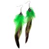 (image for) Feather Earrings Long Tibetan