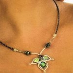 (image for) Ivory Peacock Choker Necklace by Robin Goodfellow