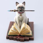 (image for) Hocus Pocus Cat Figurine by Lisa Parker