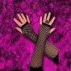 (image for) Fish Net Fingerless Gloves Long