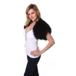 (image for) Midnight Princess Black Feather Shrug