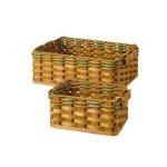 (image for) Flower Design Nested Baskets Set of 2