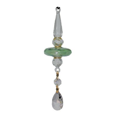 (image for) Green Swirl Glass Ornament by Egyptian Museum