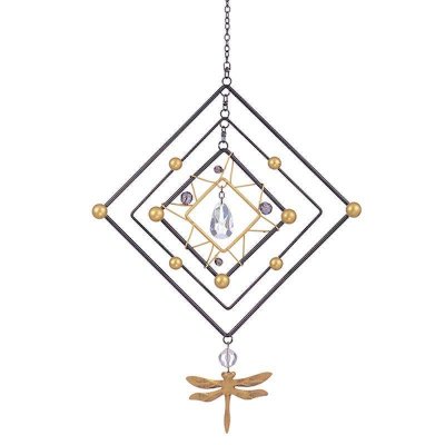 (image for) Dragonfly Diamond Hanging Garden Ornament