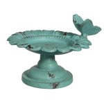 (image for) Butterfly Cast Iron Pedestal Stand Bowl