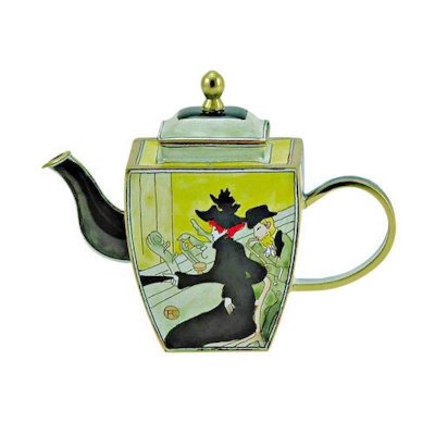 (image for) Divan Japonais Toulouse-Lautrec Teapot Figurine Trinket Box