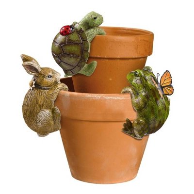 (image for) Animal Garden Figurine Pot Clinger