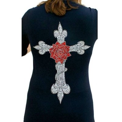 (image for) The Rose Rhinestone Shirt by Sabrina Barnett