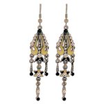 (image for) Black Magic Chandelier Earrings by I Love Bracelets