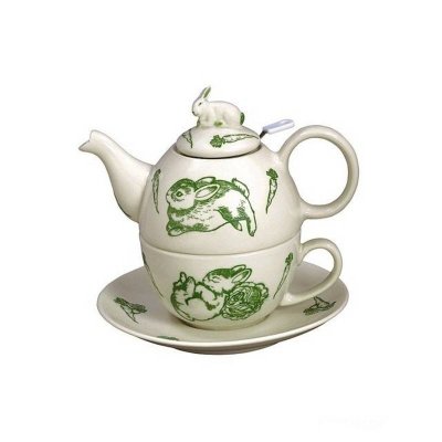 (image for) Green Bunny Tea for One Set from Andrea by Sadek