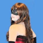 (image for) Auburn Long Straight Hairstyle Costume Wig