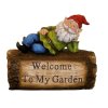 (image for) Welcome Gnome Garden Figurine