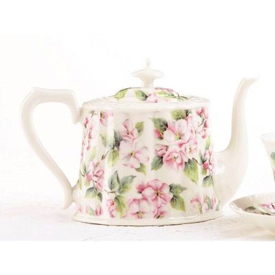 (image for) Apple Blossom Ceramic Teapot