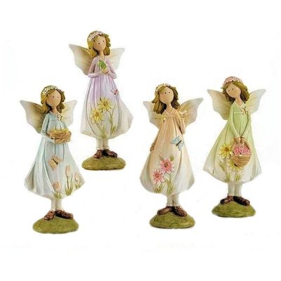 (image for) Holding a Gift Angel Figurine Standing
