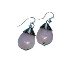 (image for) Rose Quartz Gemstone Earrings with Special Properties