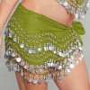 (image for) Silver Coin Hip Scarf Belly Dance Costume
