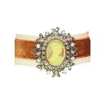 (image for) Cameo Vintage Seductive Maiden Choker Necklace