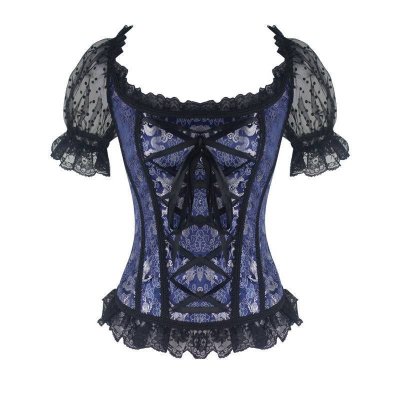 (image for) A Stunning Dragon Empress Corset Top with Sleeves